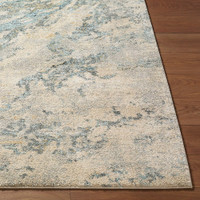 Avellino Abstract Swirl Marble Beige Rug
