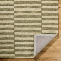Idaho Modern Wool Green Rug