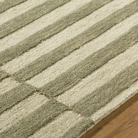 Idaho Modern Wool Green Rug