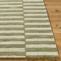 Idaho Modern Wool Green Rug