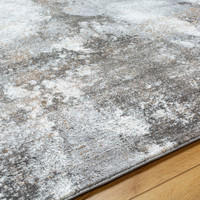 Allegro Abstract Modern Marble Grey Rug