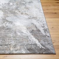 Allegro Abstract Modern Marble Grey Rug