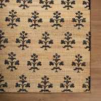 Fiorina Global Jute Beige Charcoal Rug