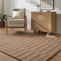 Idaho Modern Wool Beige Rug