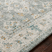 Dresden Vintage Traditional Grey Rug
