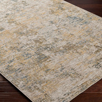Naila Abstract Beige Yellow Rug