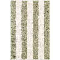 Fossay Washable Modern Shaggy Green Rug