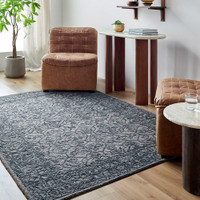 Sicily Vintage Wool Blue Rug