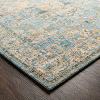 Avellino Vintage Traditional Boho Denim Rug