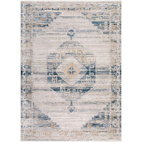 Fifth Avenue Vintage Traditional Dusty Sage Grey Rug