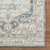 Avellino Vintage Traditional Boho Blue Rug