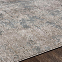 Brunswick Abstract Modern Blue Grey Rug