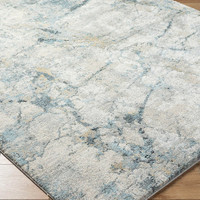 Avellino Abstract Modern Marble Grey Rug