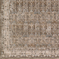 Arda Vintage Traditional Dark Taupe Rug
