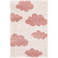 Fossay Washable Cloud Shaggy Ivory Rug