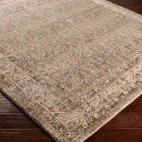 Arda Vintage Traditional Light Brown Rug
