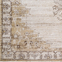 Fifth Avenue Vintage Traditional Dark Brown Rug