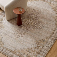 Fifth Avenue Vintage Traditional Dark Brown Rug