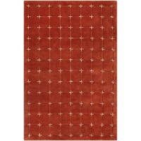 Brook Modern Wool Terracotta Rug
