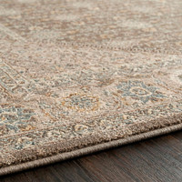 Arda Vintage Traditional Light Taupe Rug