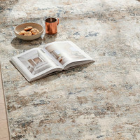 Avellino Abstract Modern Marble Blue Grey Rug