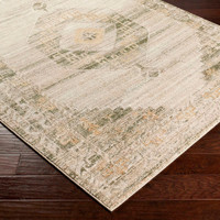 Fifth Avenue Vintage Traditional Green Rug