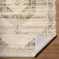 Fifth Avenue Vintage Traditional Green Rug