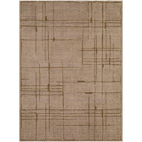 La Luna Modern Graphic Taupe Rug