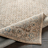 Arda Vintage Traditional Grey Taupe Rug