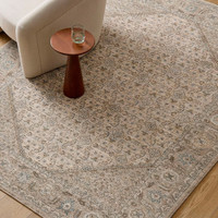 Arda Vintage Traditional Grey Taupe Rug