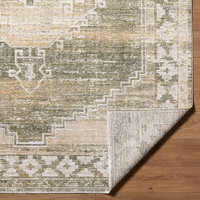 Fifth Avenue Vintage Traditional Olive Rug