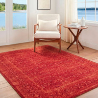 Cyrus Vintage Traditional Red Rug