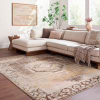 Fifth Avenue Vintage Traditional Taupe Rug