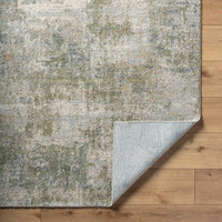 Avellino Abstract Modern Marble Green Rug