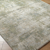 Avellino Abstract Modern Marble Green Rug