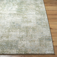 Avellino Abstract Modern Marble Green Rug