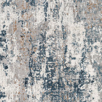 Allegro Abstract Modern Marble Blue Grey Rug