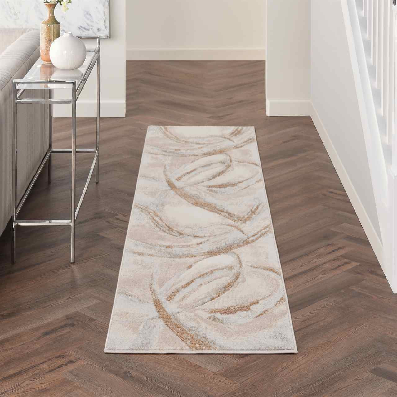 Brush Strokes Rug 01 Metallic Beige Grey | Land of Rugs Brush Strokes Rug 01 Metallic Beige Grey | Land of Rugs