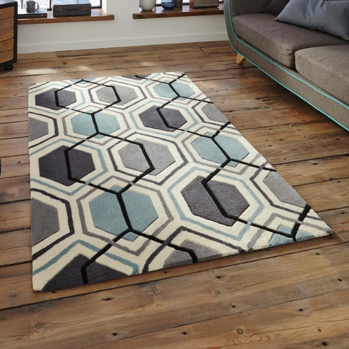 HK 526 Rug Grey Blue