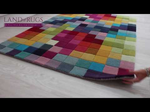 Funk Multi Colour Boxes Rug