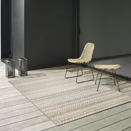 Flatweave Brighton Rug Pink Multi 120x170cm