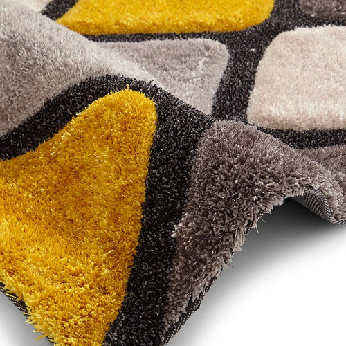 Noble House 9247 Grey Yellow Rug