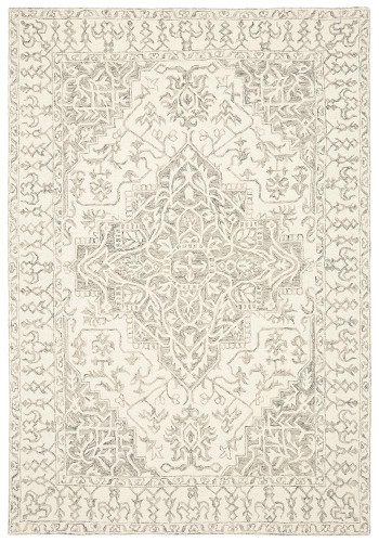 Bronte Traditional Indian Rug Smoke