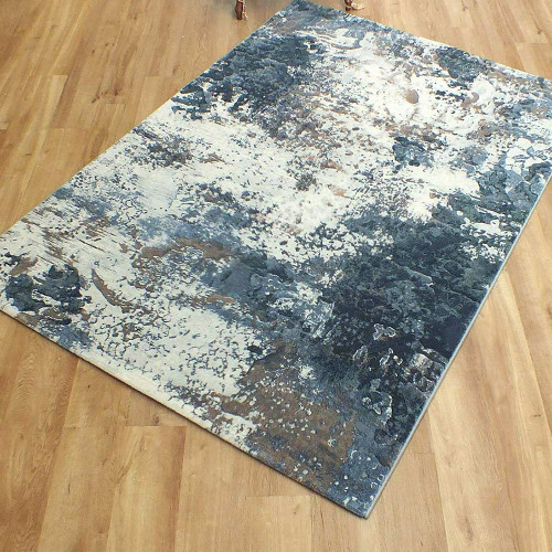 Galleria Rug Blue Abstract 630395 7656