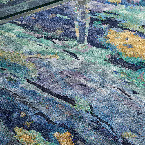 Prismatic Rug PRS09 Silver Blue