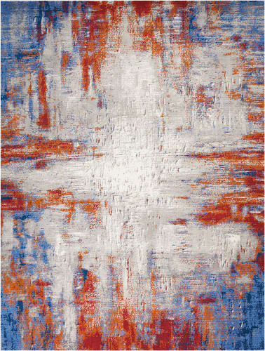 Abstract Twilight Rug Ivory Multi TWI26