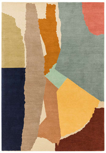 Reef Rug RF14 Abstract Multi Wool