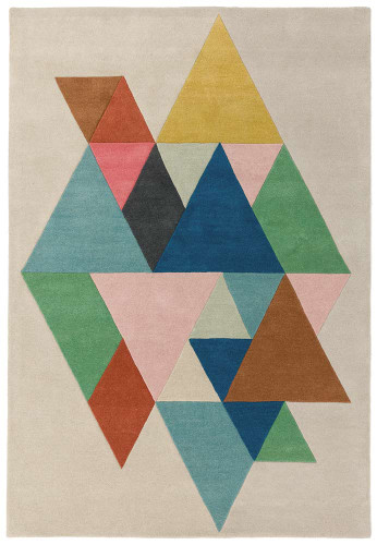Reef Rug RF18 Triangle Multi Wool