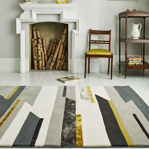 Matrix 62 Rhombus Mustard Rug