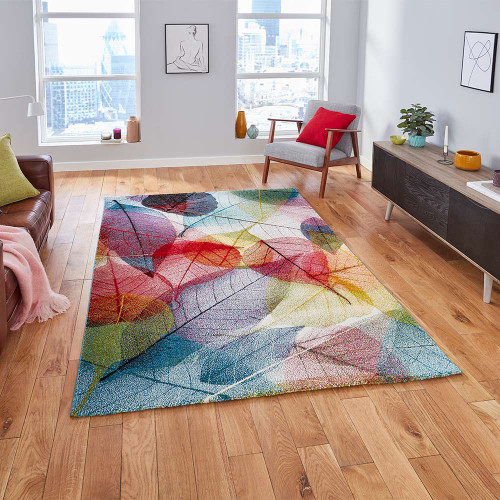 Sunrise 22368 Multi Coloured Floral Rug